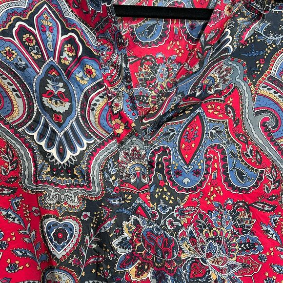 Alfred Dunner Petite Vintage Size 10 Floral Paisley Elastic Waist 2-Piece Skirt - Picture 9 of 12